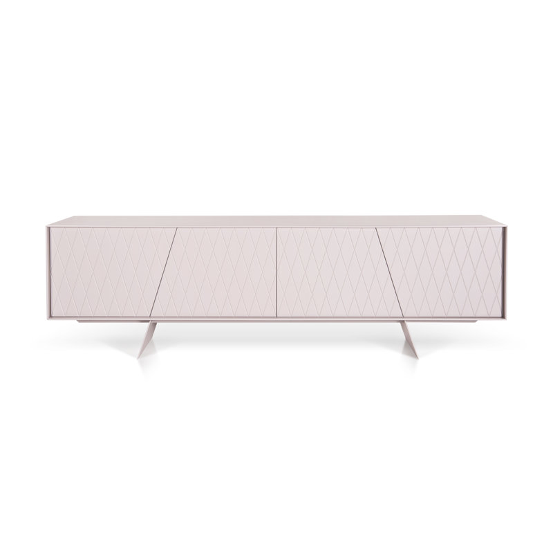 E-klipse 94.5'' W Sideboard, Light Rosewood
