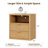 Valerica 2-Drawer Fluted Nightsatnd with Charging Station-1559768624