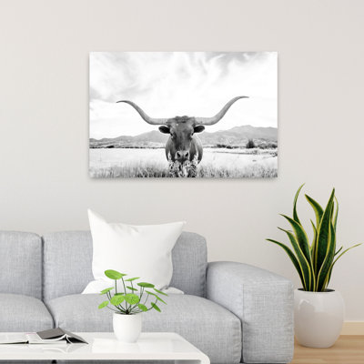 Art mural contemporain Longhorn