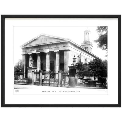 Brixton, St Matthew's Church 1899 by Francis Frith - Single Picture Frame Print