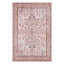 Tapis à motif floral lavable rose Kaldi-1908281484