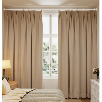 Tension Curtain Rods for Windows 66 to 120 Inch, Curtain Rods No Drilling