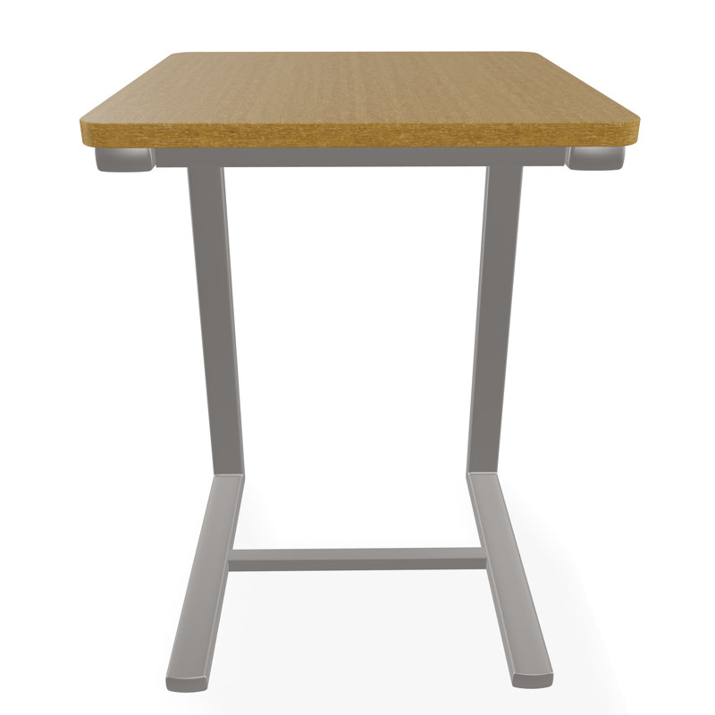 Outdoor Square Side Table, Natural/Warm Gray
