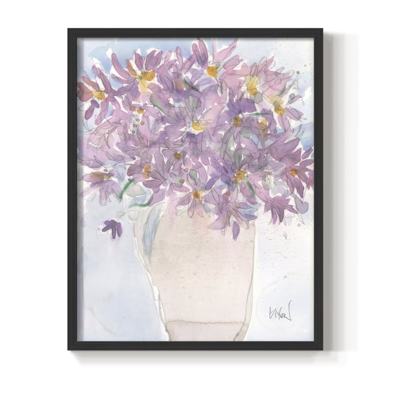 Felicia Amelloites I Framed Print - Solid Wood, Noir, noir, noir, noir, H 30 po x l 24 po
