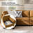 Dayman 125"W 6-Piece Modern Storage Convertible Sectional Sofa With End Table-124360550