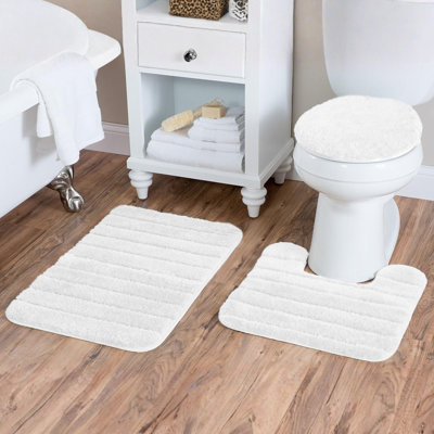 Ensemble de tapis pour salle de bain 3 pièces Fontelusso