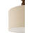 Glenell 1-Light Drum Pendant with Linen Shade-2109923444
