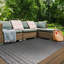 Doering Solid Colour Hand Woven Indoor / Outdoor Area Rug-1944233246
