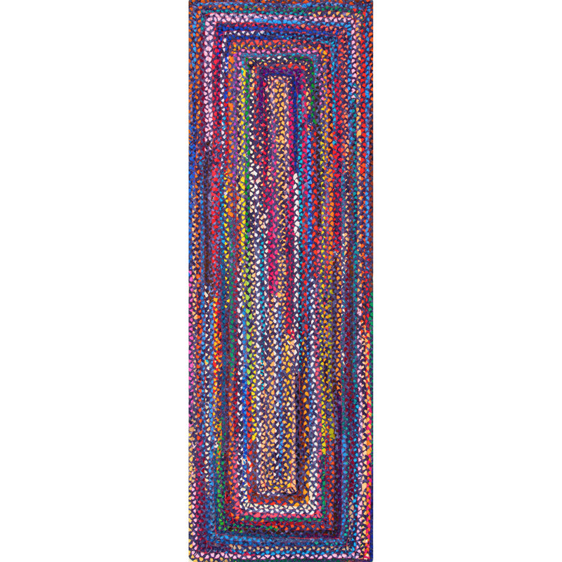 Landyn Cotton Hand Woven Area Rug, Runner 76 x 244cm