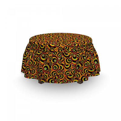 Housse pour repose-pieds ring shapes