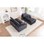 Canapé modulaire 103 po avec méridienne en forme de L, canapé modulaire désossé large de 103 po pour le salon, aucun assemblage requis-1532754929-1532754934