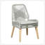 Élégantes chaises d'appoint à dossier tissé délavé gris et patiné (ensemble de 2), parfaites pour les espaces de salle à manger modernes et confortables-884858623