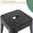 18 Inch Industrial Metal Counter Stools, Stackable Classroom Stools, Backless Metal Dining Chairs For Indoor Outdoor, Kitchen Bar Stools (Set of 4)-109540400-119786660