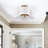4-Lamp Golden Flower shaped Adjustable Iron Ceiling Light