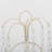 Elegant Vintage Three-Arm Candle Holder, France Style White Candle Holder With Crystal Decor, Tabletop Candelabra
