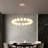 Harmehar 29" Wide Glass Circular Ring Orbit LED Integrated Chandelier-1212512511-1212512504