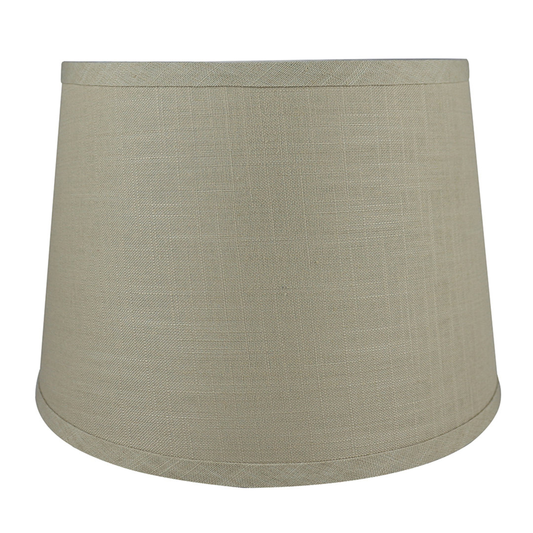 8.5'' H x 12'' W Linen Drum Lamp Shade Charlton Home® 