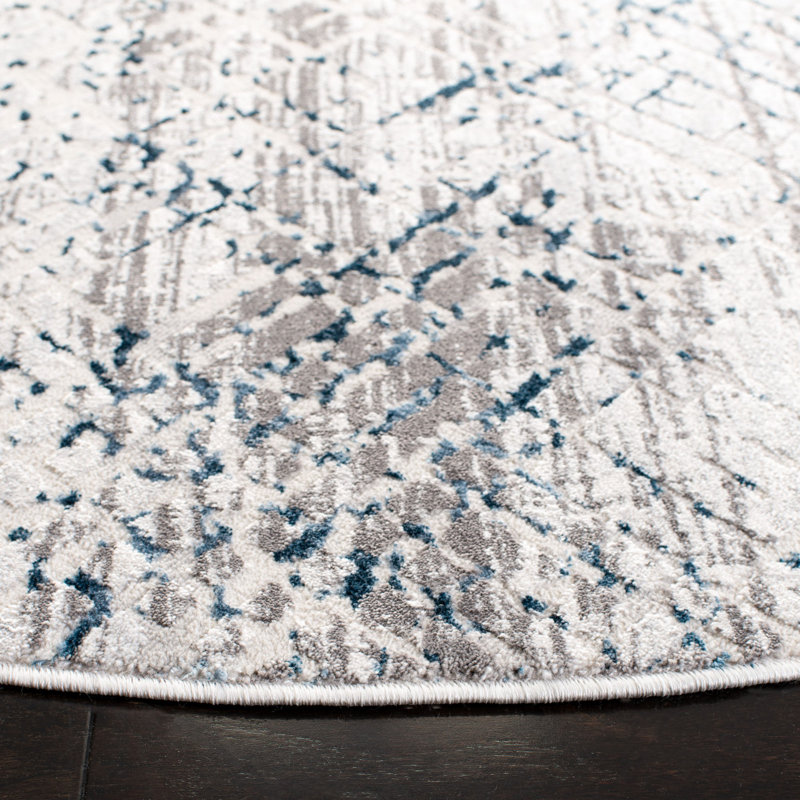 Tapis abstrait Clayton Performance, Rond 6 pi 7 po