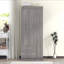 Armoire 3 portes avec 2 tiroirs, effet grain de bois