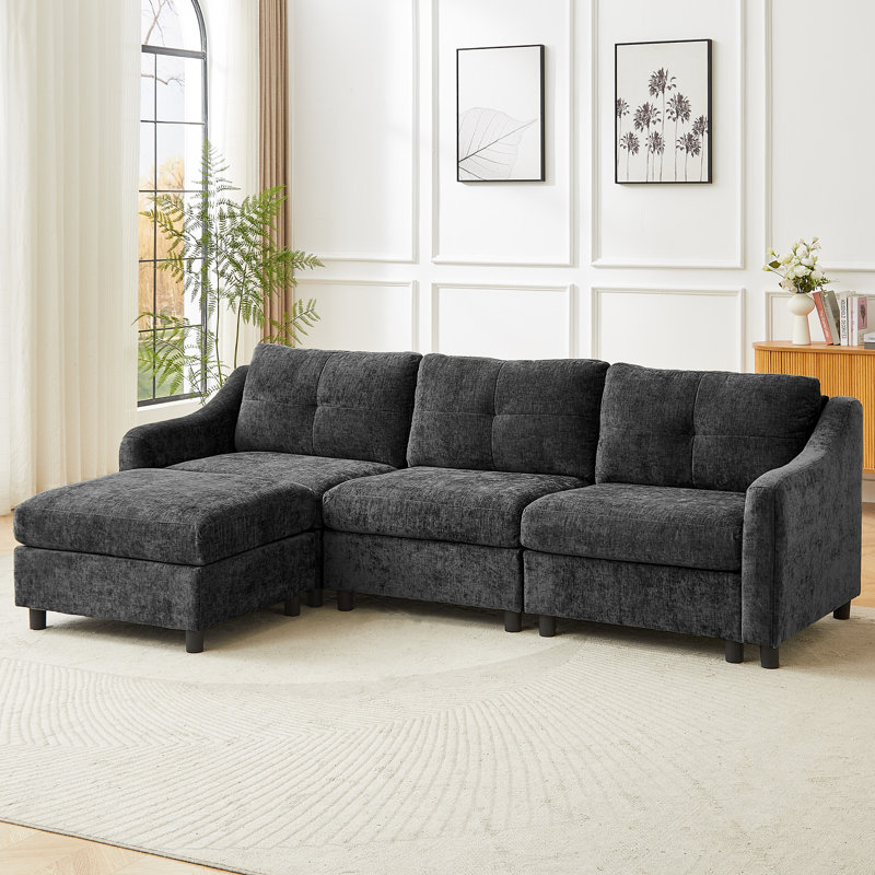 3 Seater Sofa, Grey