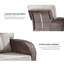 Ensemble de meubles de patio 6 pièces, ensemble de sièges d'extérieur toutes saisons avec fauteuils club et table basse-124405584