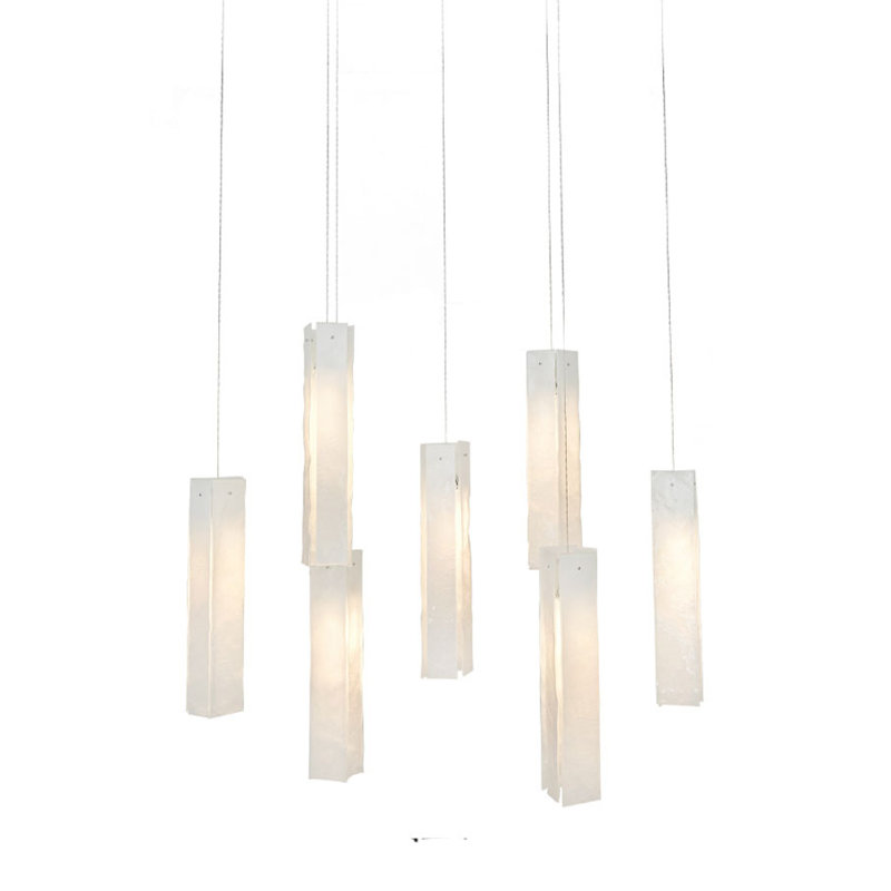 7 - Light Pendant, White, 12