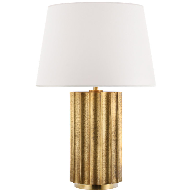 Kolber Table Lamp, Natural Brass
