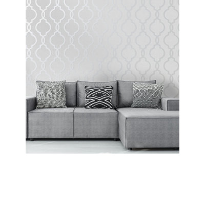 Camilla 10.05m x 53cm Textured Wallpaper Roll