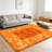 Orange Geo carpet-easy to clean, machine-washable, soft and comfortable; suitable for door mats, kitchens, living rooms, bedrooms, corridors, and laundry areas. Easy to clean, durable carpet for home decoration.-1016785536