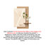 Cream-Style Sandstone Led Wall Art With Water Planter - Entryway Corridor Decor-1361333432
