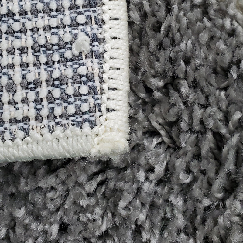 Nay Geometric Shag Area Rug, Rectangle 120 x 170cm