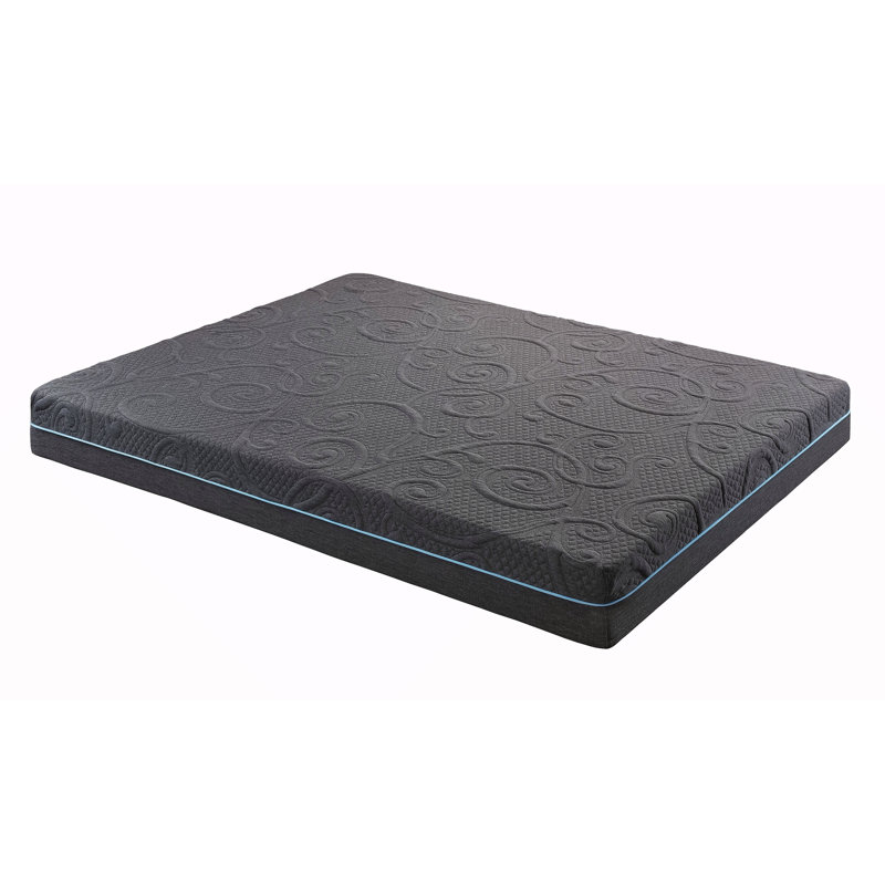 Matelas de lit hybride en mousse viscoélastique imprégnée de gel, matelas foncé dans une boîte, matelas ferme et confortable