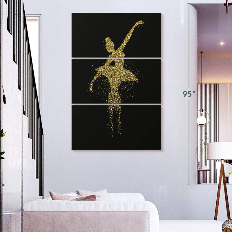 Ballerine Enn Glittery, H 32 po x l 20 po
