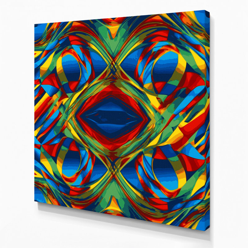 Art mural sur toile Op Op 44, 12" H x 12" W