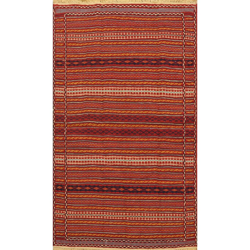 Tapis rayé kilim 3 x 5