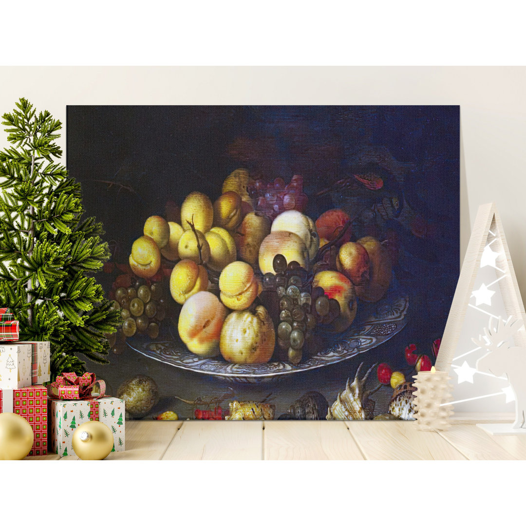 Fruit Still Life Canvas Wall Art, Gallery Wrapped Print, Ready to Hang, Vintage Inspired, Home Decor Canvas Print