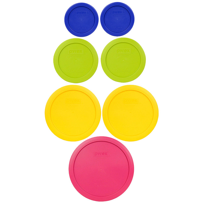 Lid Bundle, Cobalt/Edamame/YellowFuchsia