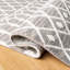 Tapis gris/ivoire en laine touffeté à la main Brylee-1311906965