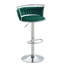Tabouret de bar pivotant avec dossier Ginko-882844524-879315297