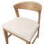 Chaises à dossier en bois Cove, naturel-364870891