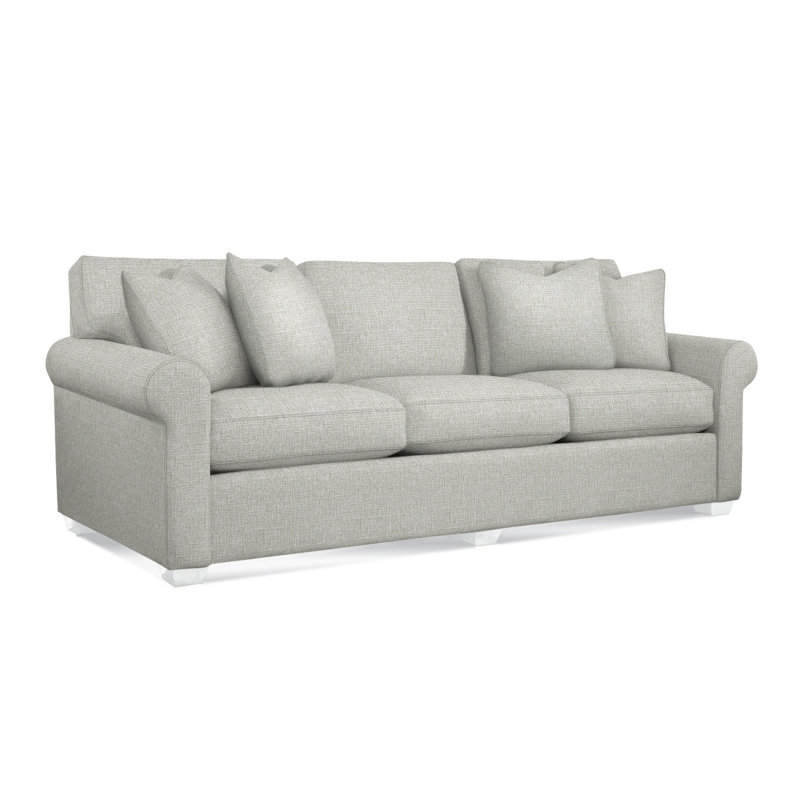 Bedford Sofa, Green Performance Fabric; 0851-54, Frost White