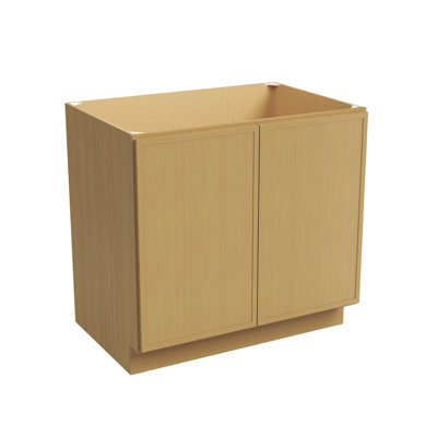 CASAINC Ready-to-Assemble W36"x H34.5"x D24" Kitchen Full Height Door Base Cabinet