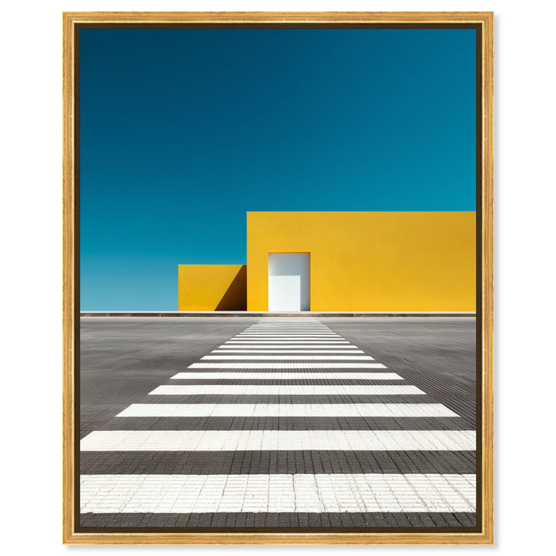Hue Crossing II Print by Oliver Gal, 21"H x 17"W, Gold Floater Frame