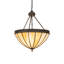 Luminaire suspendu bol 1 lumière Gothic