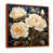 Toile avec cadre flottant brun
