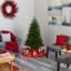 Sapin de Noël artificiel avec lumières claires-1432043165