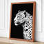 Leopard Profile Modern - Wrapped Canvas-2055017153-2055017157