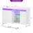 Storage Cabinet With LED Light And Power Outlet-1970811323