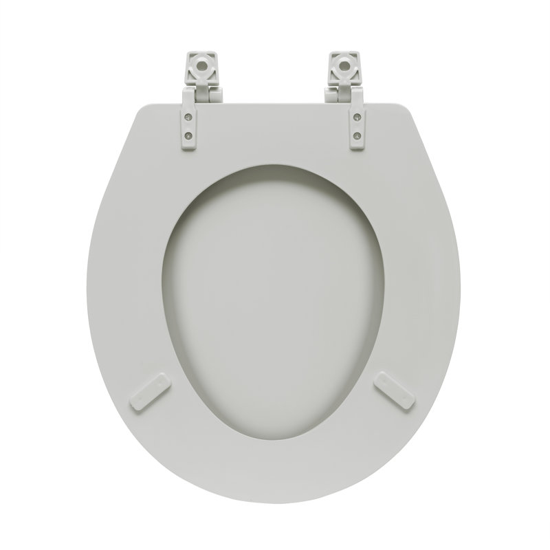 Fantasia Round Toilet Seat and Lid, Silver