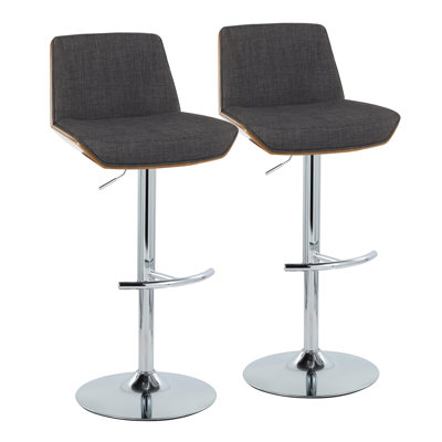 Tabouret de bar réglable avec pivot